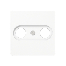 FND 55X55MM ADAPTERIS PORCELIANAS BALTAS + TV/R-LIZDAS TARPINIS
